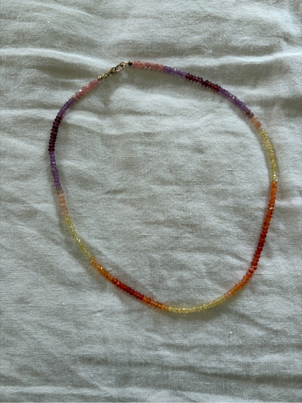 ‘Sunset’ Beaded Necklace by Lynn Rachel Rose Jewelry